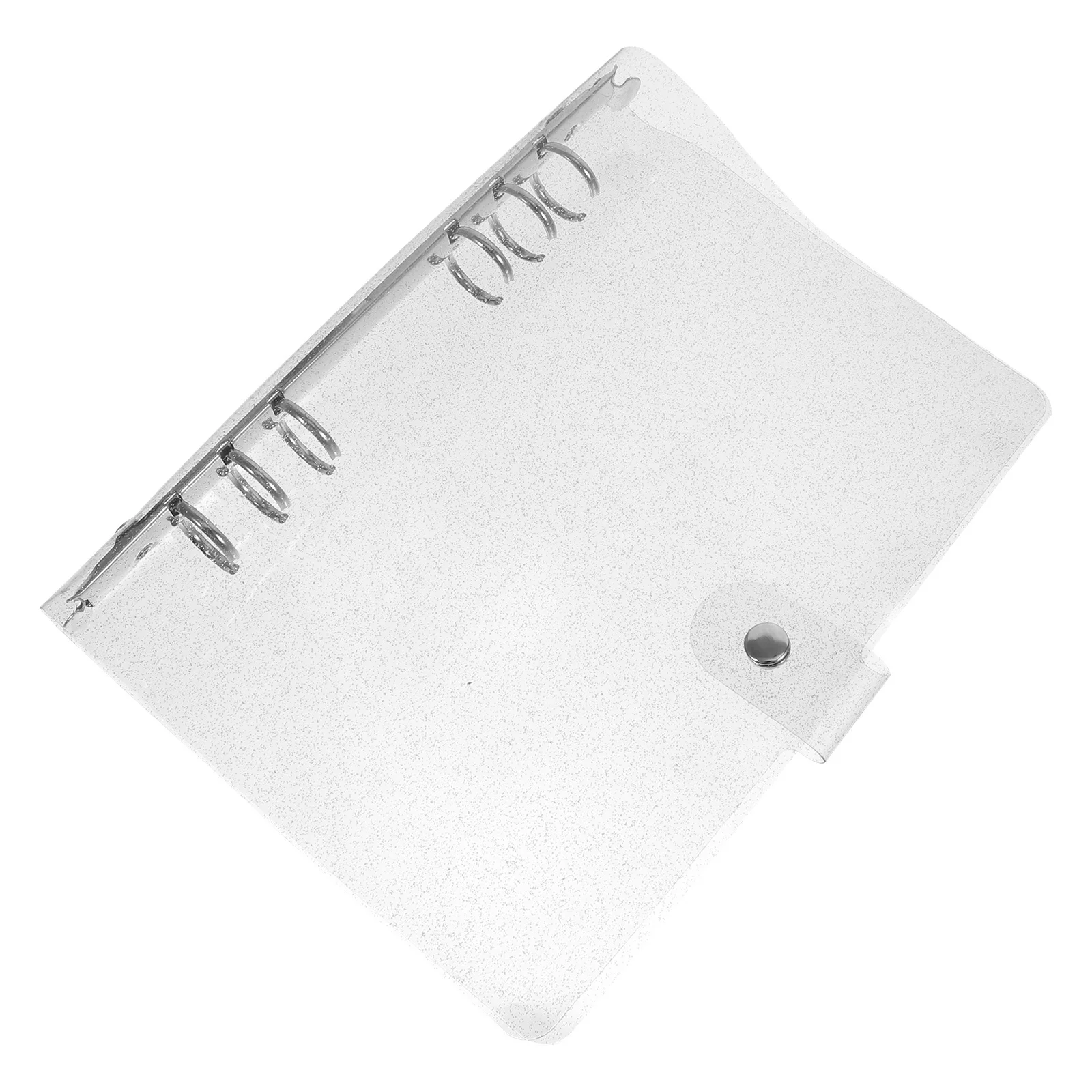 1 Buah Sampul Binder Loose-Leaf Pelindung Notepad Plastik Pengganti Halus untuk Tempat Penyimpanan Dokumen Kantor Sekolah