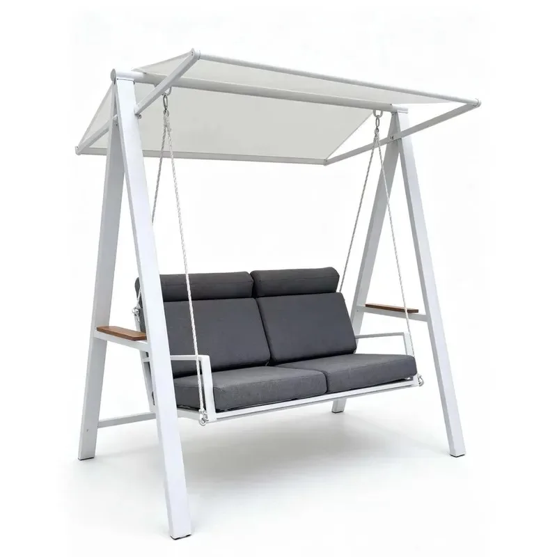 Single Person Traditional Aluminum Swing for Outdoor Furniture and Living Room