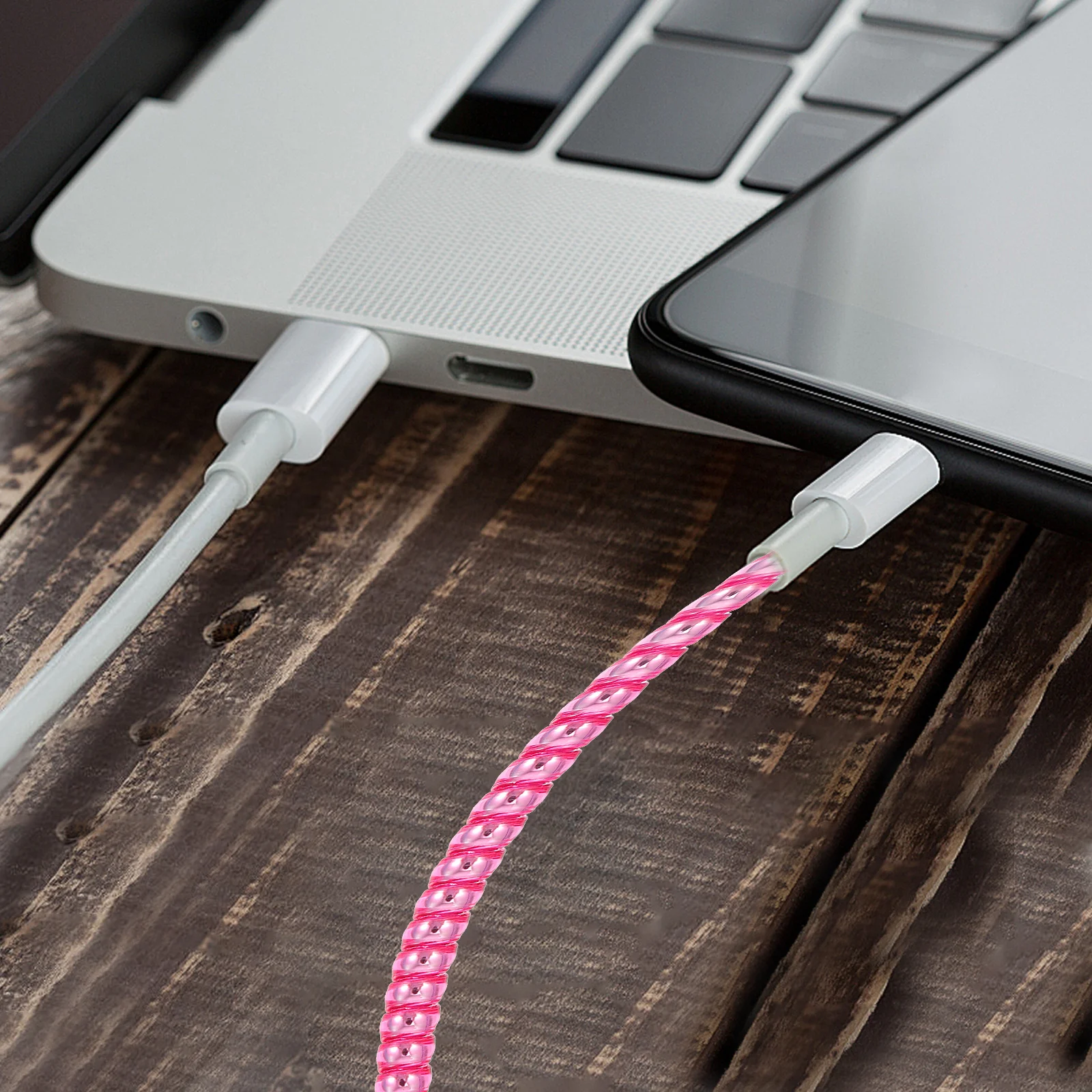 

8Pcs 1.4m Durable Wire Hider Cable Organizing Tool Practical Protective Sleeve Cable Management Wrap Wire Wrap