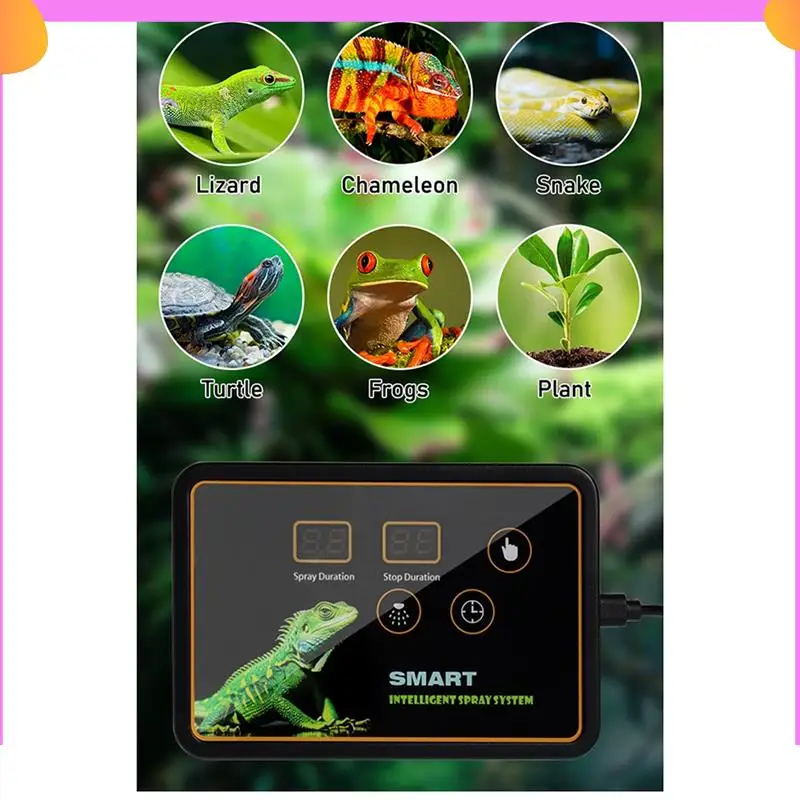 

A23P Reptile Fogger Turtle Box Humidification System Rainforest Tank Timed Spray System EU Plug