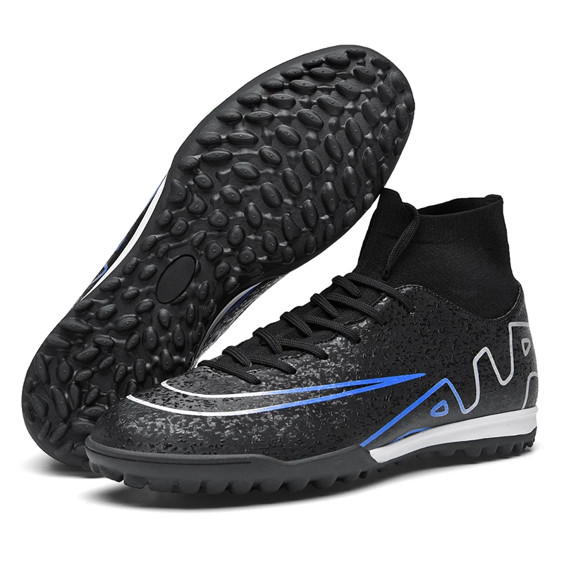 

2025 Football Shoes Soccer Shoes Original Men Football Boots Child Studded Boots Soccer Tennis Shoes Non-slip Training Sneakers