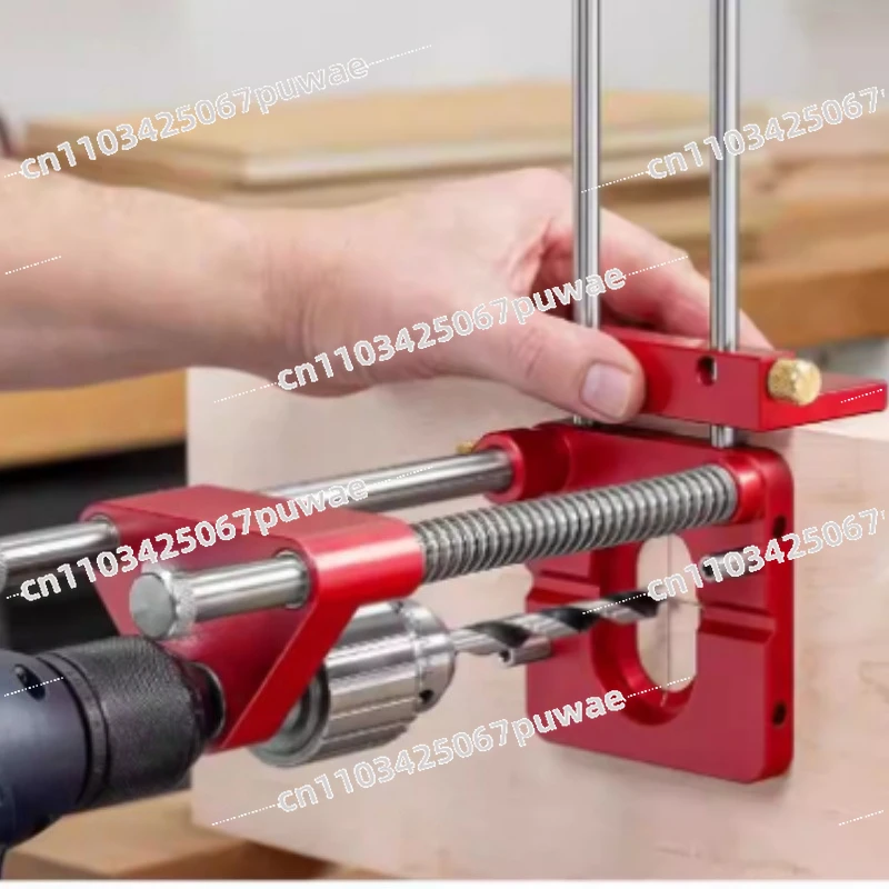 Home Adjustable Square Base Punch Locator Home Tool Mini Bench Drilling Machine Locator Drilling Easier