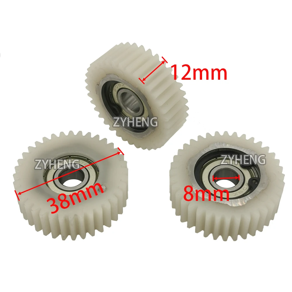3Pcs 36T Planetary Gears 38x12mm Electric Bike Motor Repair Gear Nylon Teeth Gear For Bafang Motor Gear with 608z Bearings - Image 2