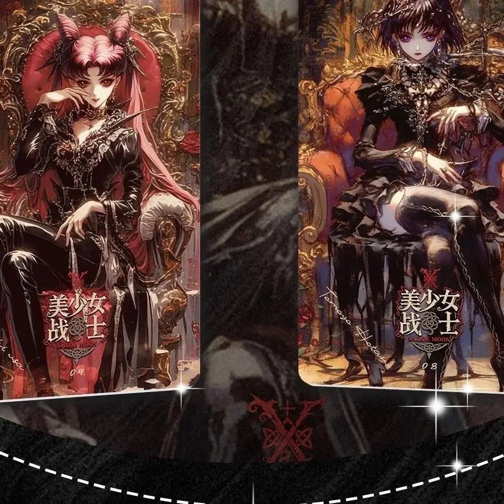 Sailor Moon Anime Trading Card Booster Box Retro Luxury Pattern Collectible Blind Box Cards Cute Toy Gift for Anime Collectors