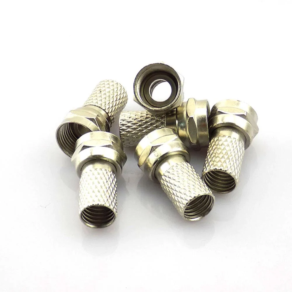 10 шт., соединители для ТВ-антенны, коаксиальных кабелей