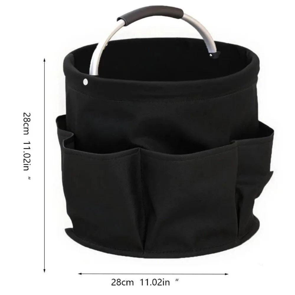 17L Capacity Storage Organizer Bag With Handle Foldable Design Folding Storage Basket Car Wash Use Large Capacity Cleaning Caddy