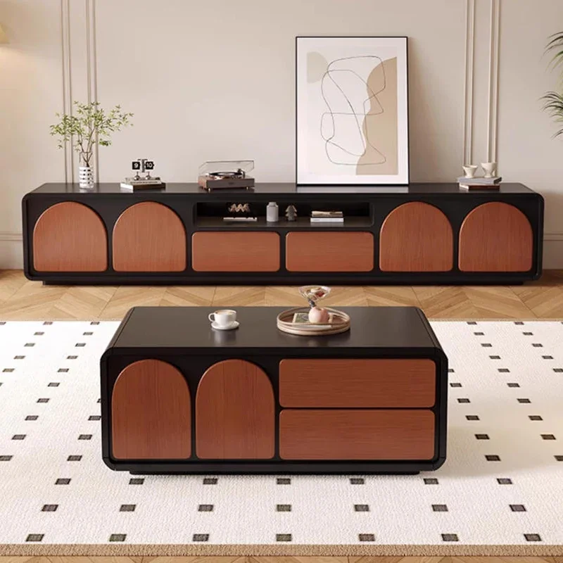 Sophisticated Floating Low Tv Cabinet Luxury Polished Distinctive Functional Tv Cabinet Meuble Television Living Room Furniture