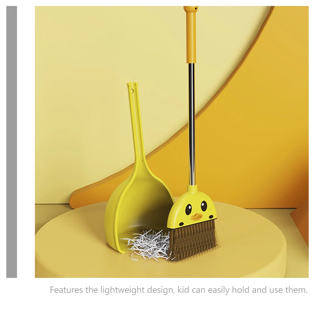 1 قطعة مكنسة أطفال صغيرة أداة تنظيف الطفل لطيف الكرتون مكنسة صغيرة للأطفال الصغار خفيفة الوزن البلاستيك لوازم التنظيف المنزلية #4