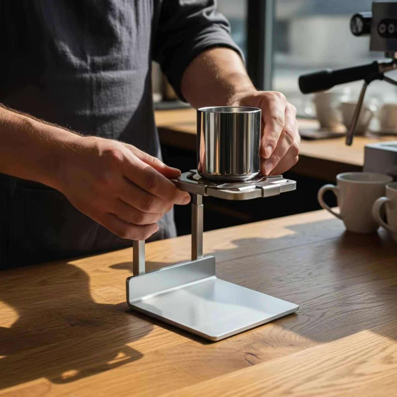 Coffee Dripper with Stand Manual Pour over Coffee Stand Adjustable Portable for Baristas, Home Kitchen, Office