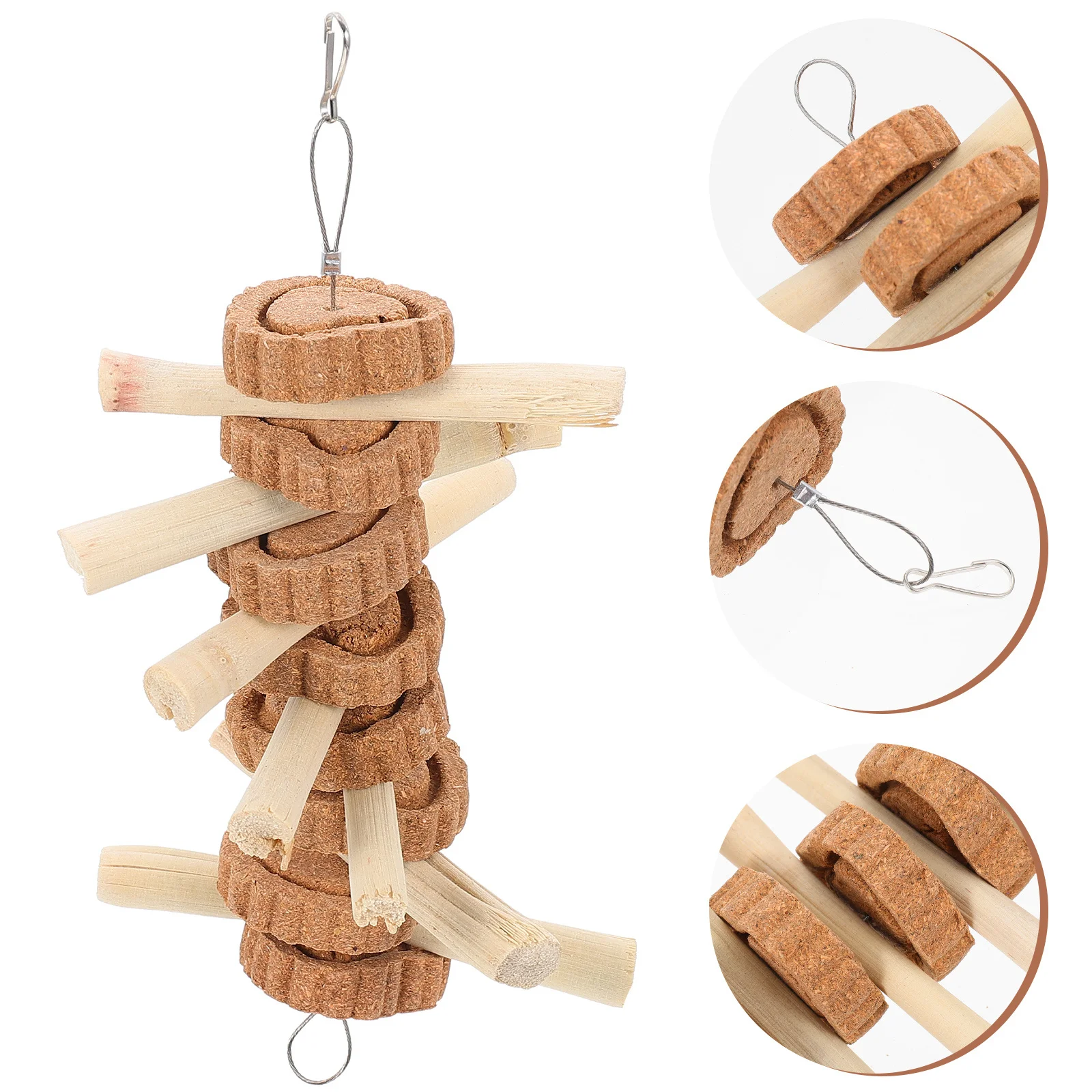 

Carrot Molar Beads Biting Set Portable Small Pets Chewing Rabbit Hamster Teeth Grinding Healthy Plaything