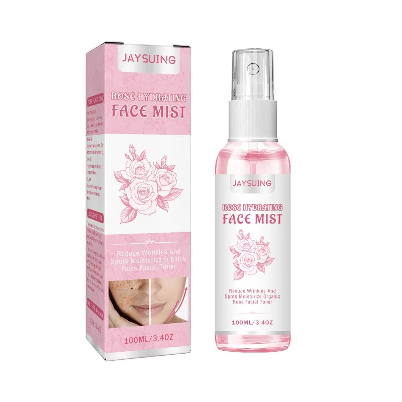 Rose Facial Toner Hydrating Moisturizing Oil Control Anti wrinkle Aging fade Dark Spots Fine Lines Acne Marks Repair Face Mist