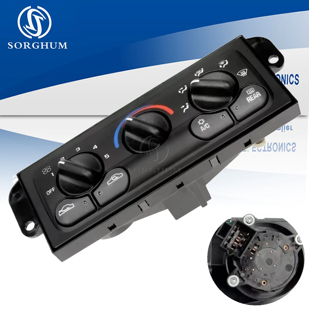 

22718118 A/C HVAC Climate Control Module Panel For Chevrolet Malibu 2005 Cutlass Achieva Oldsmobile 1997 1999 599-213 22695681