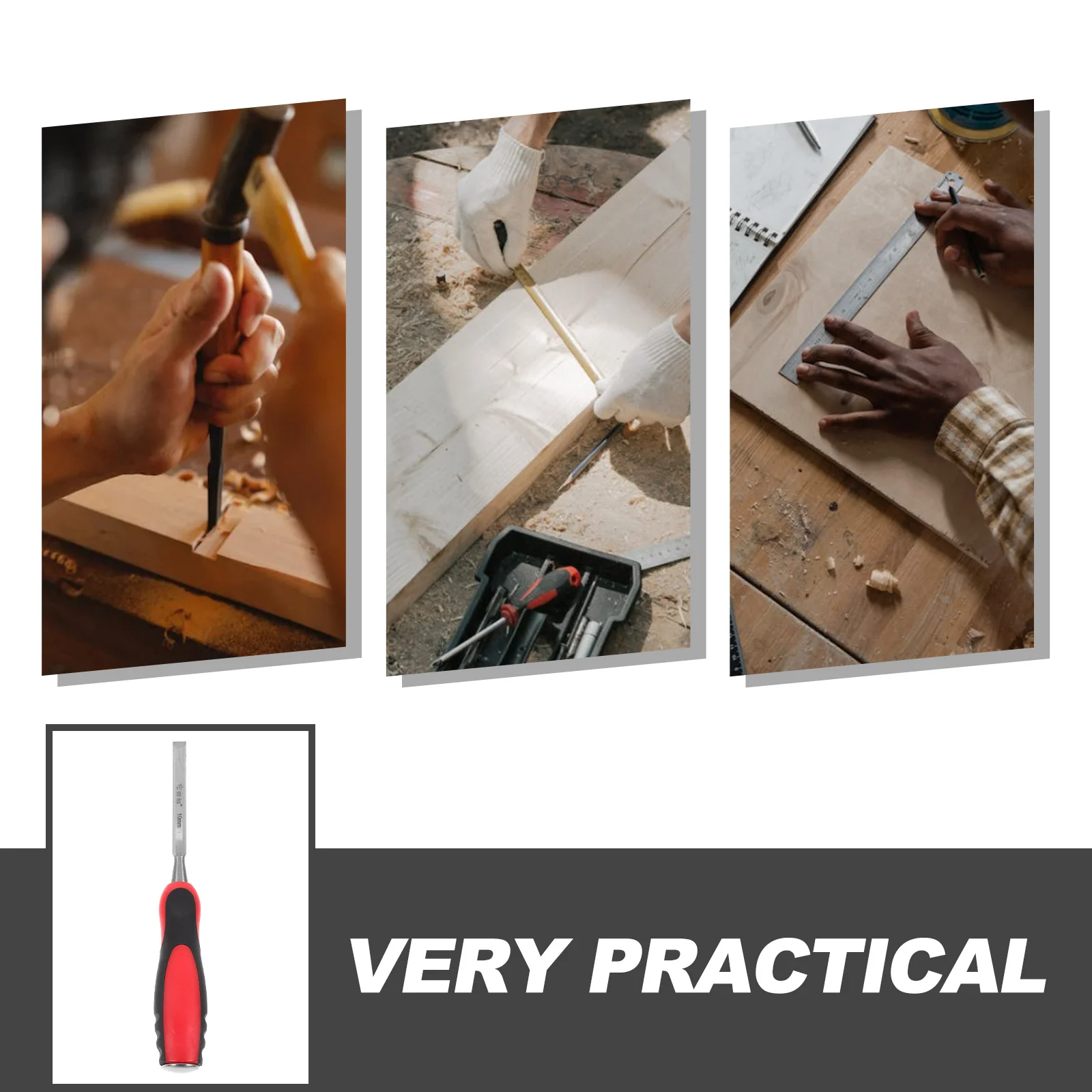 

Woodworking Chisel Tool Set Heavy Duty Manual Carving Chisels for Carpentry Wood Sculpture Crafting Handheld Engraving Tools