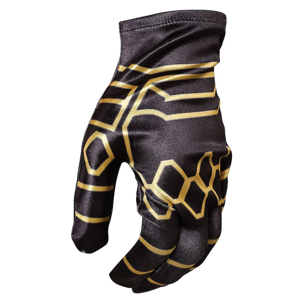 Bucky Barnes ถุงมือคอสเพลย์ภาพยนตร์ Bolts of Thunder เครื่องแต่งกาย Props ผู้ชายนิ้วมือเสื้อผ้า Props Hallowmas Party Carnival ชุด