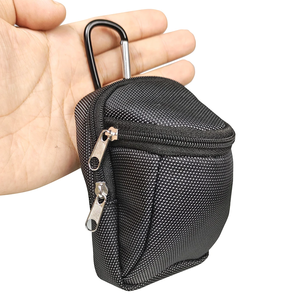 Mini Park Golf Ball Bag With Hook Nylon Can Hold Park Balls Portable Mini Golf Ball Waist Bag Outdoor Sports Golf Accessories