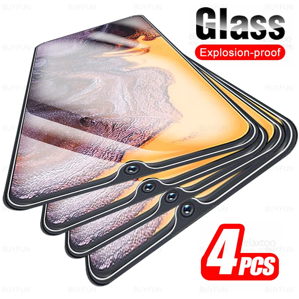 4Pcs Glass For Cubot KingKong 9 4G Protective Tempered Glass King Kong 9 Kingkong9 6.58'' 2023 Screen Protector Armor Phone Film