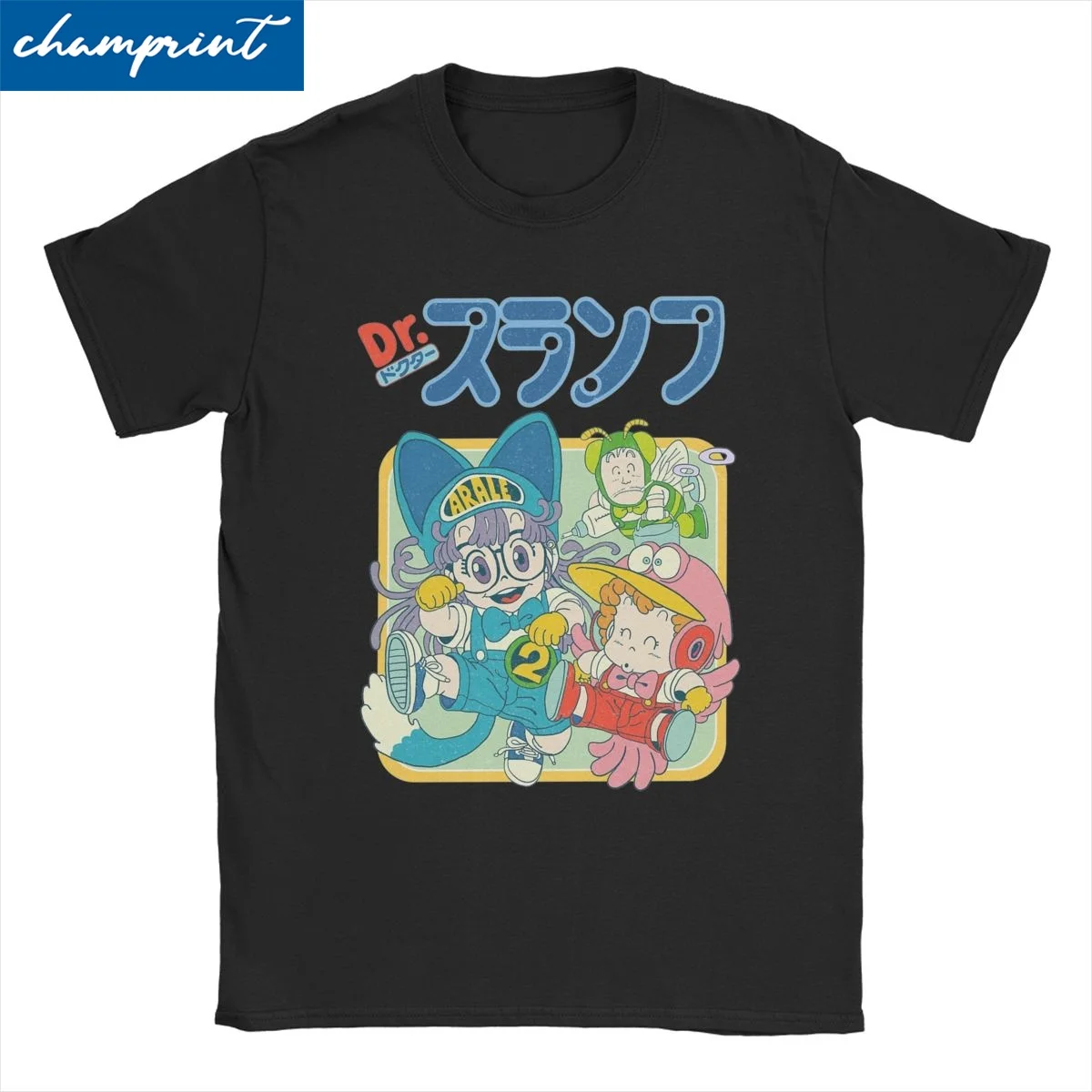 Mannen Vrouwen T-shirts Arale Anime Leuke Casual 100% Katoen Tees Korte Mouw Dr Slump T-shirts Ronde Hals Kleding Zomer