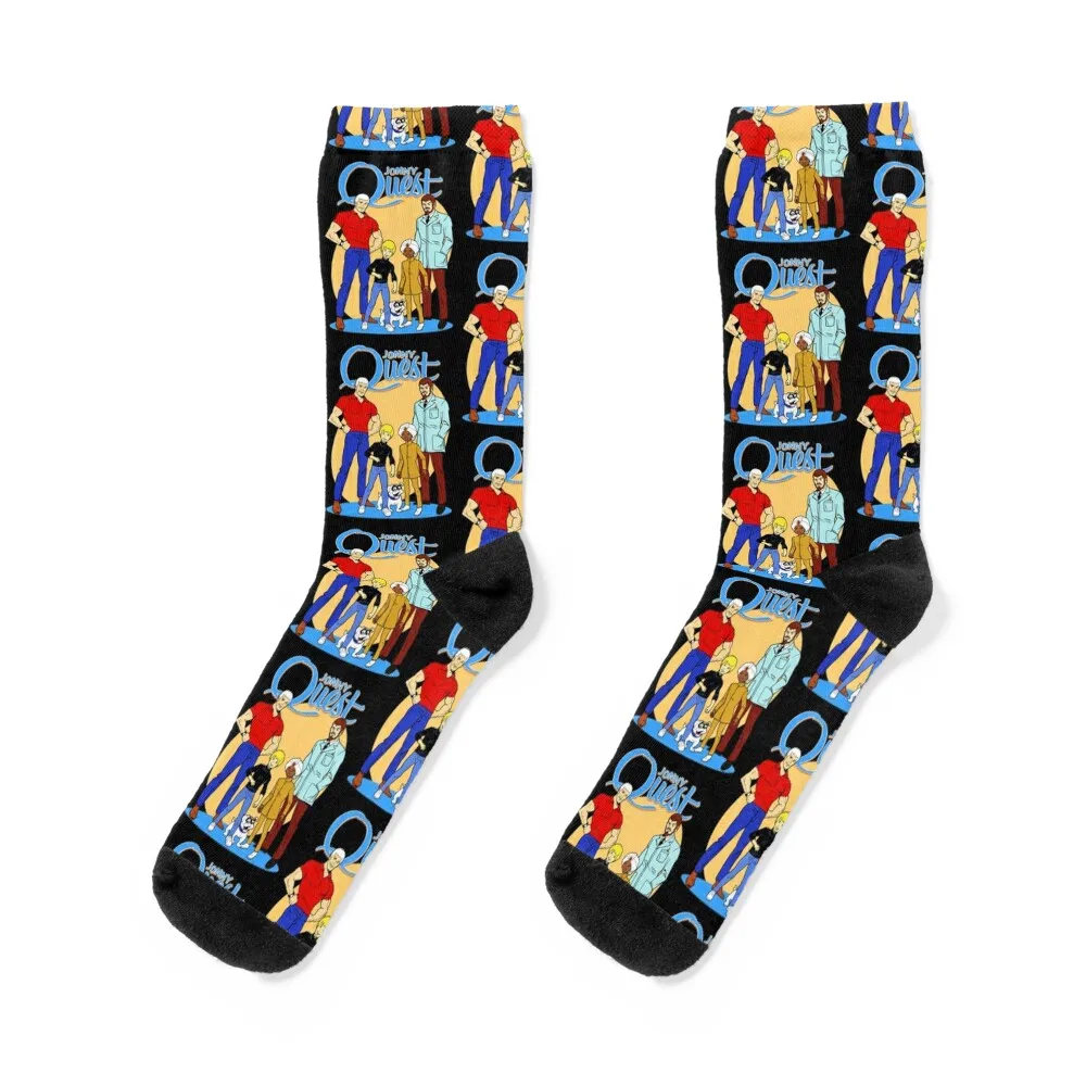 

Jonny Quest Socks Stockings sport funny sock kids Boy Child Socks Women's