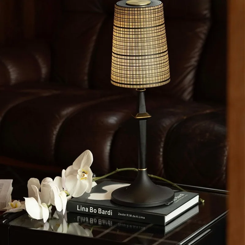 Настольная лампа «Звездная ночь» |   Оригинальный дизайн, ваби-Саби, чайная комната, украшение для кабинета, зарядная настольная лампа, прикроватная лампа