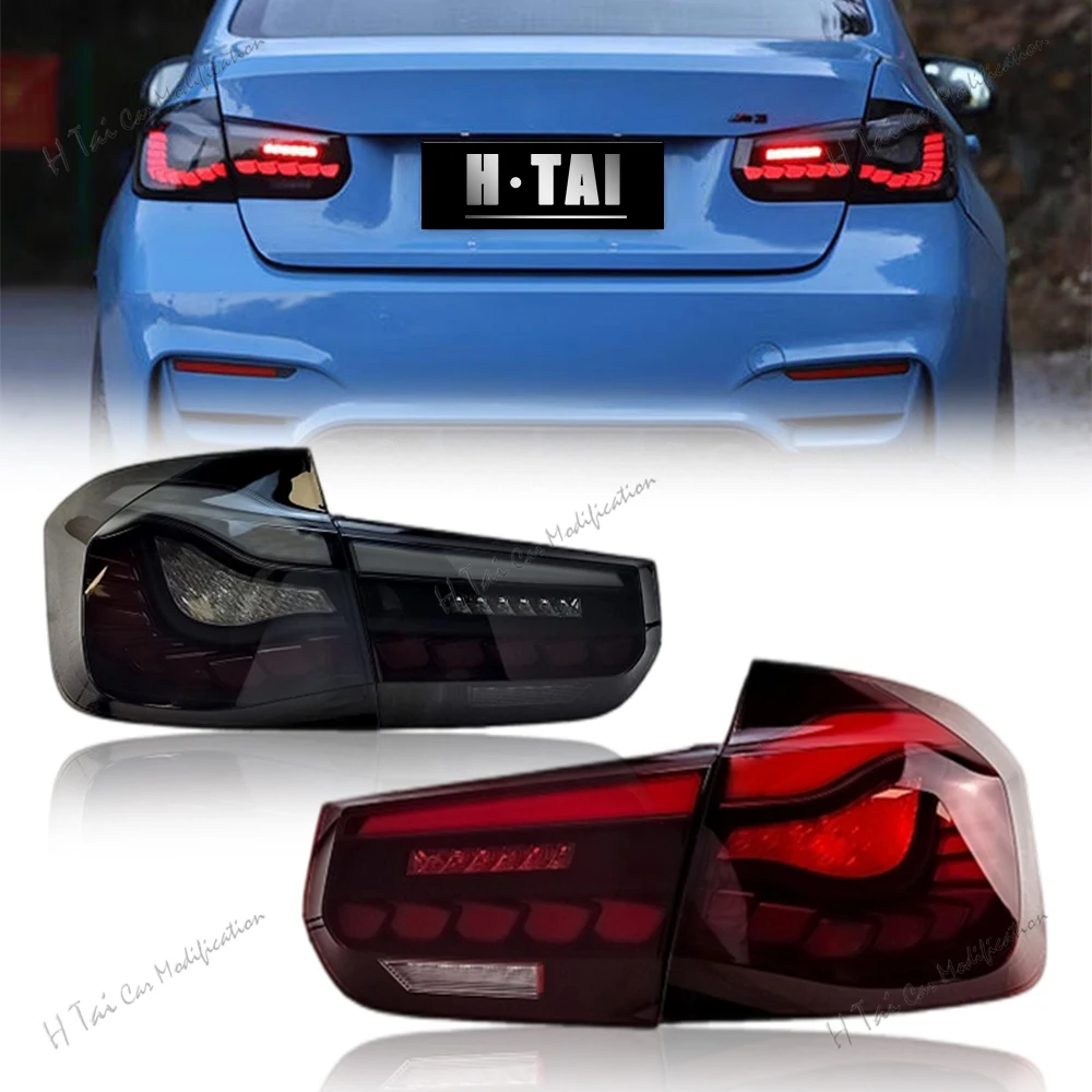 Pair LED Tail Lights For BMW 3 Series F30 F35 320i 328i 335i M3 2013-2020 Rear Lamps Taillights Fog Lights Car Light Assemblies