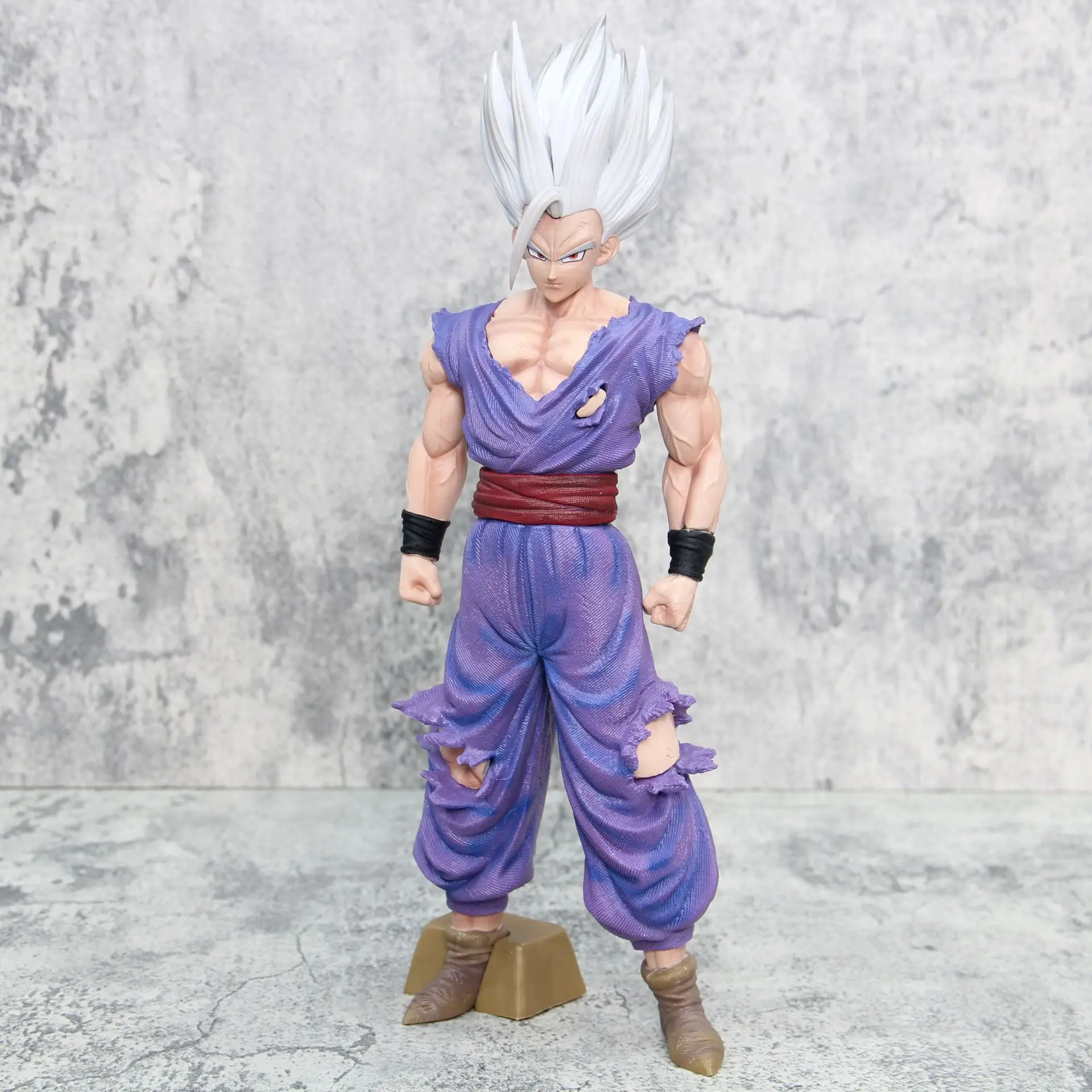 32cm Dragon Ball Super: Super Saiyan - White God Gohan Anime Figure Model Statue Collection Desktop Decoration Ornament Toys
