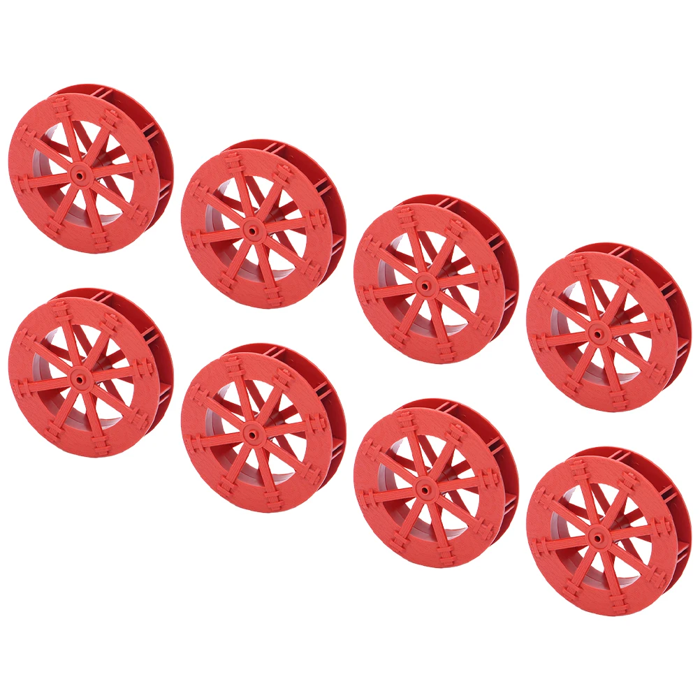

8 Pcs Waterwheel Accessories Micro Decor Outdoor Fountain Part Fish Tank Plastic