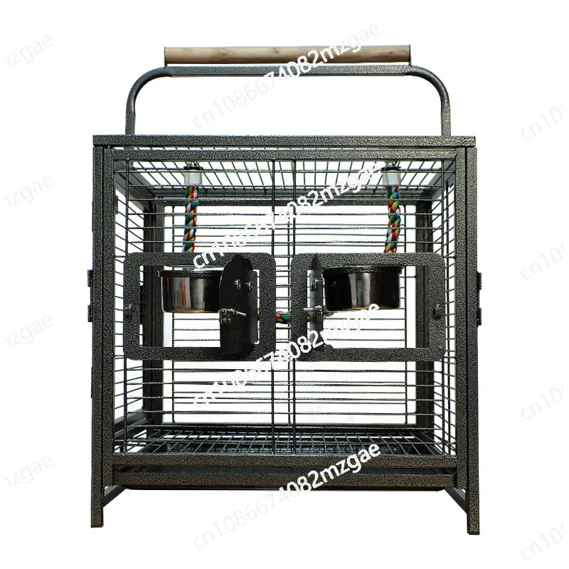 Travel Carrier Bird Cage Aviary for Bird Outside Iron Bird Cage Peony Tiger Pearl Parrot Carrying Cage