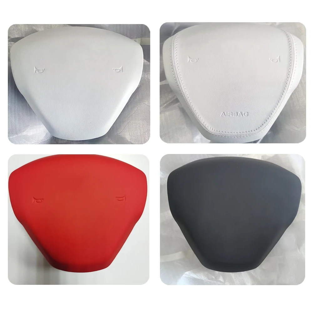 Horn Cover Decoration for Steering Wheel Designed for Tesla Model 3 Model Y Logo and Letters Option