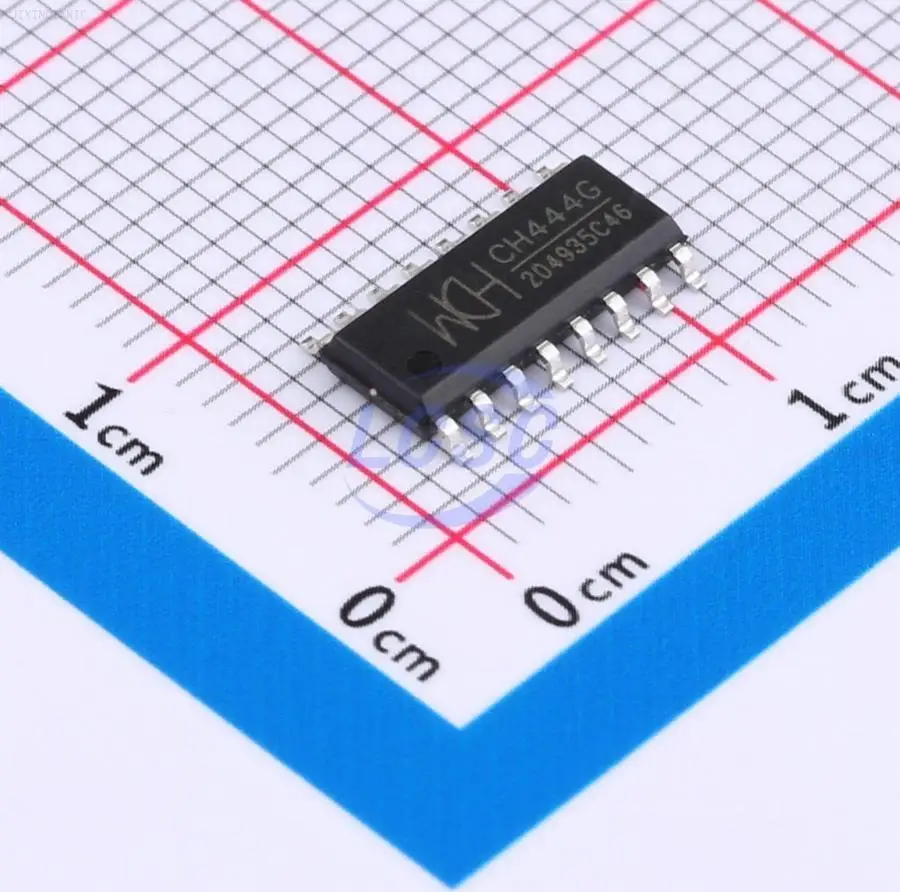 1 buah CH444G 2 tiang ganda empat lempar (DP4T) SOP-16 sakelar Analog, Multiplexers ROHS