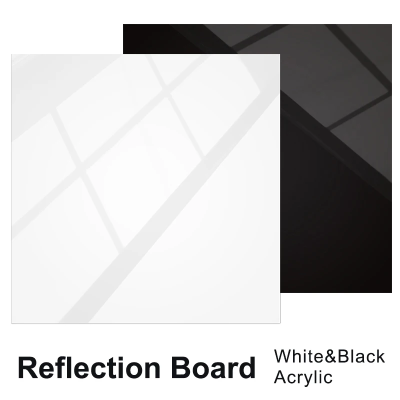 20cm Acrylic Reflective Board Photography Reflction Display Board Photo Studio Background Props for Light Box Accessories