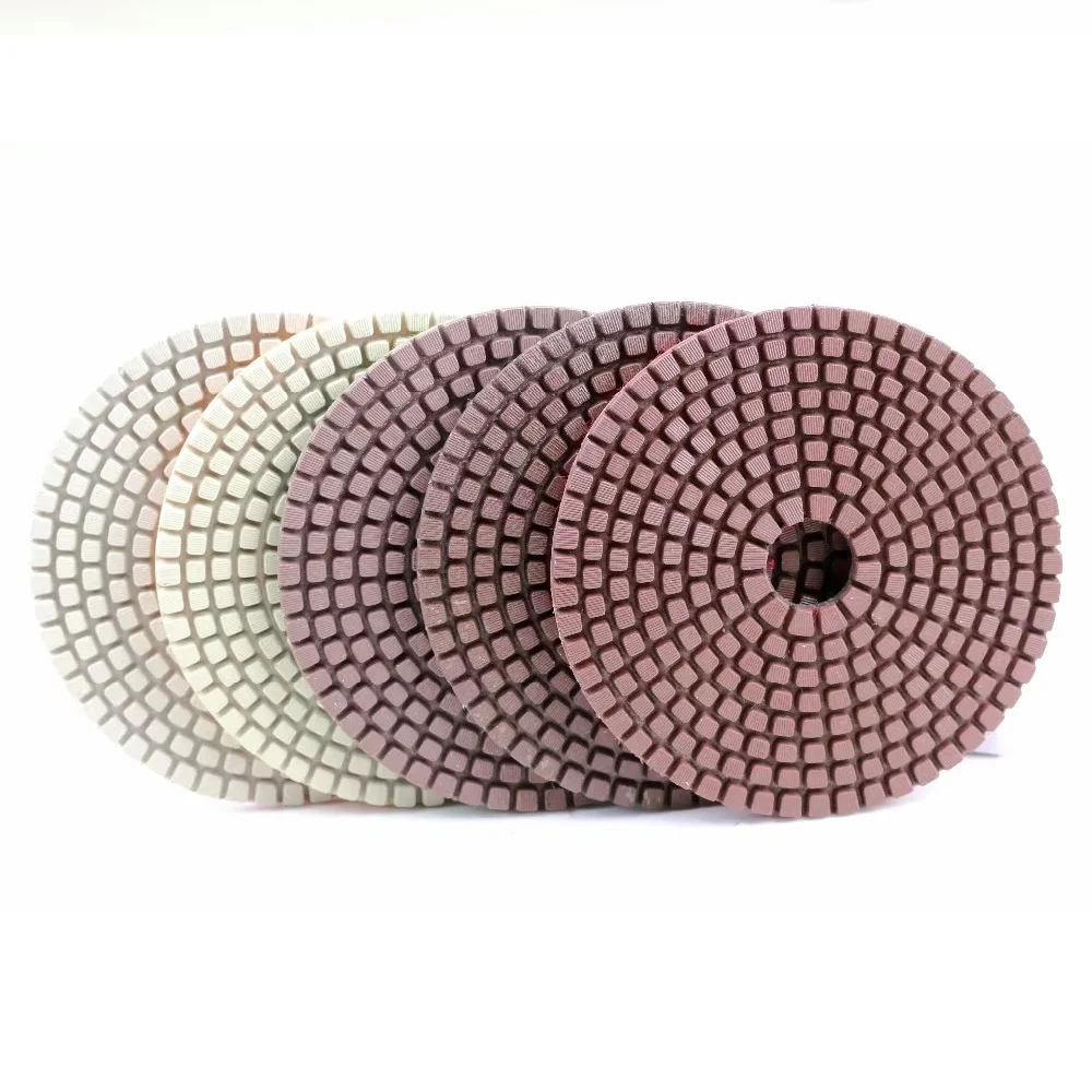 Tablete de polimento flexível para granito, mármore e quartzo