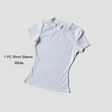 Workout Leggings Breathable Quick Dry Fitness Set for Women - White