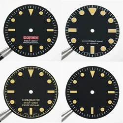 28.5mm Retro Dial Suitable For NH35/NH36 Automatic Movement Sterile Dial Watch Modification Accessories