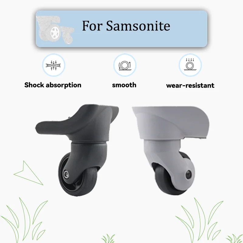 

For Samsonite Explosion-proof Travel Suitcase Multi-directional Wheel Set Wear-resistant Material Pressure-resistant Shockproof