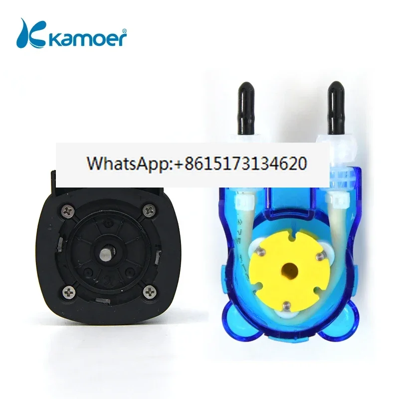 Kamoer KPAS miniature chemical dosing pump stepper motor nema 17 14 peristaltic pump for microplate reader