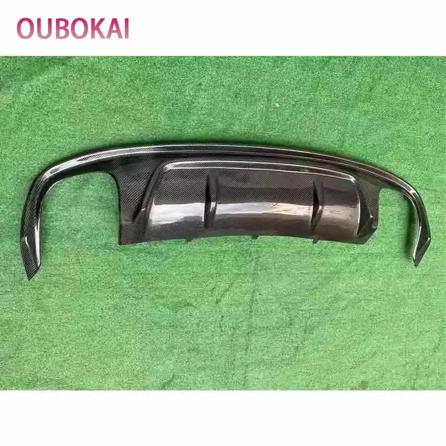 For Audi A5 Coupe 2009-2011 4-door Sports Carbon Fiber Car Rear Bumper Diffuser Rear Splitters Spoiler Back lip body kit - view 5