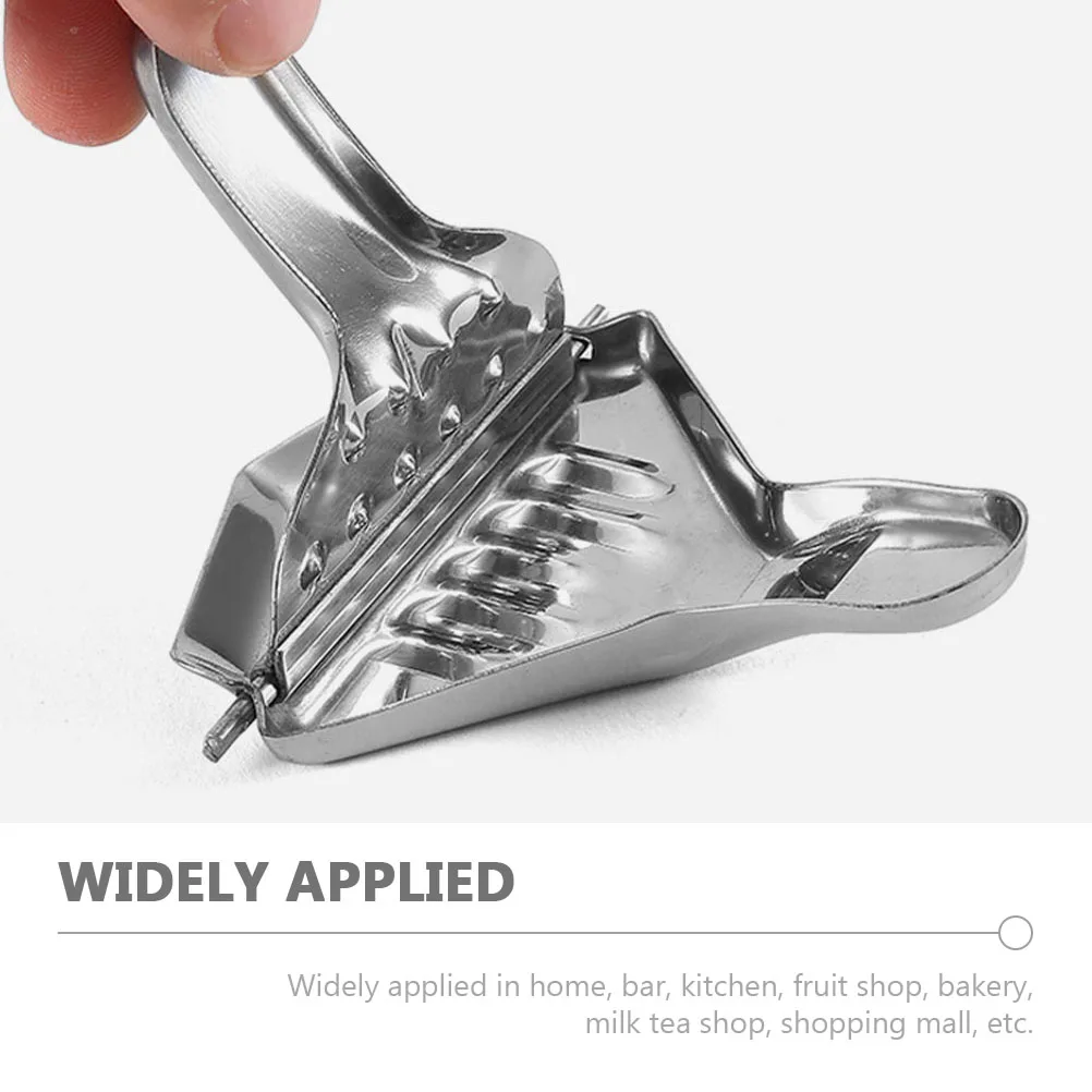 

2 Pcs Manual Juicer Fruit Machines Extractor Citrus Metal Lemon Squeezer Stainless Steel