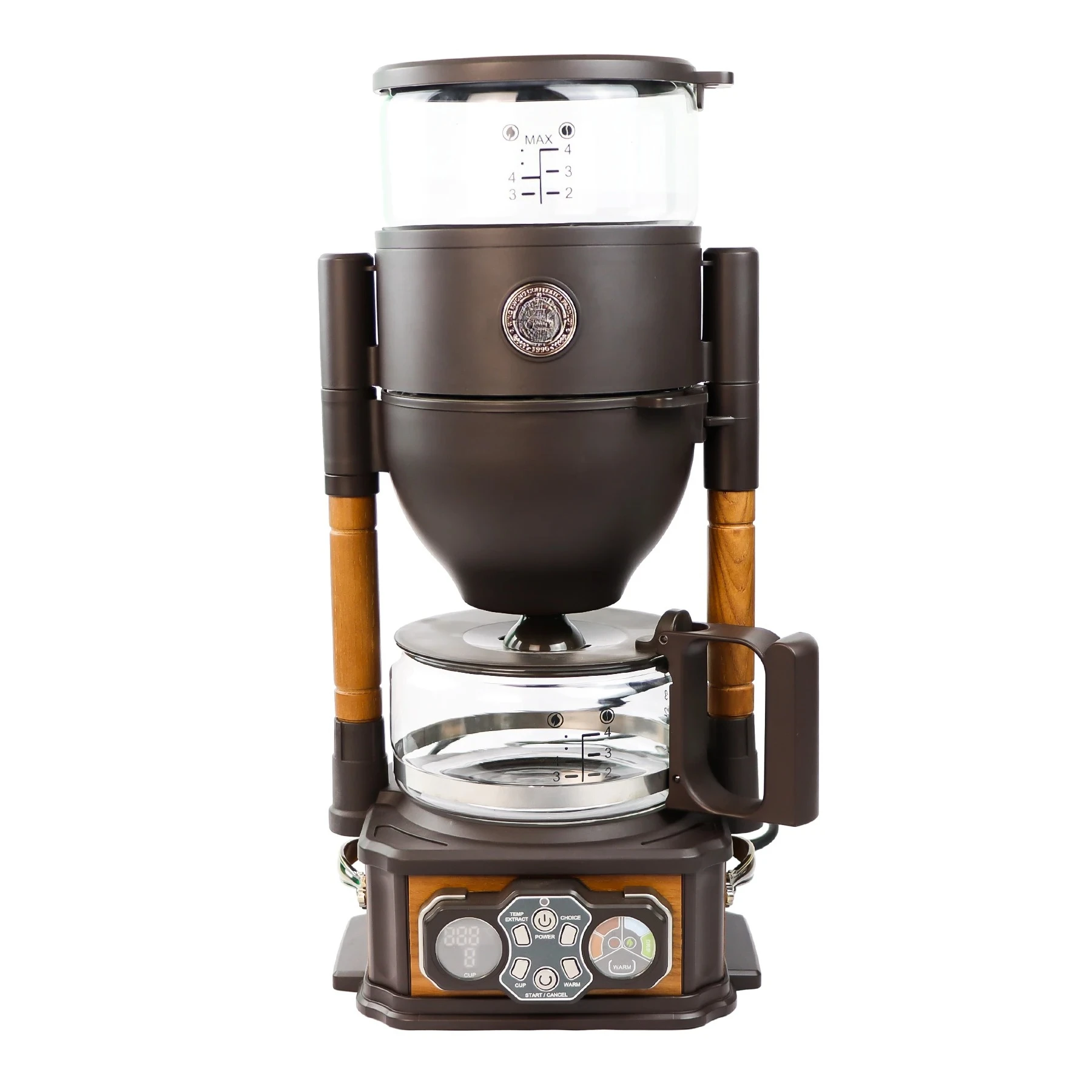 

Home Electric Drip Coffee Makers Automatic Coffee Machine Espresso Machine Tea Dripper with Glass Pot
