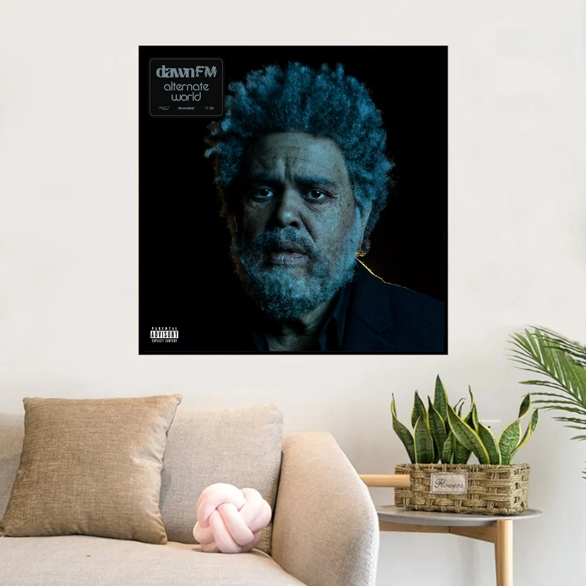 The Weeknd Dawn FM Music Album Poster Canvas Art Print Home Decor Wall Painting ( No Frame )