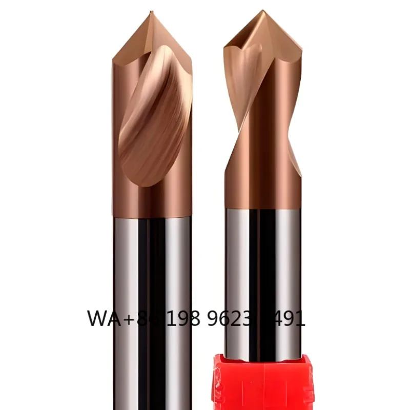 

Dual-Use Center Drill Countersink Bit, Tungsten Carbide Coated with Multi Angle 60/90/120°, Industrial Cutter for Accurate
