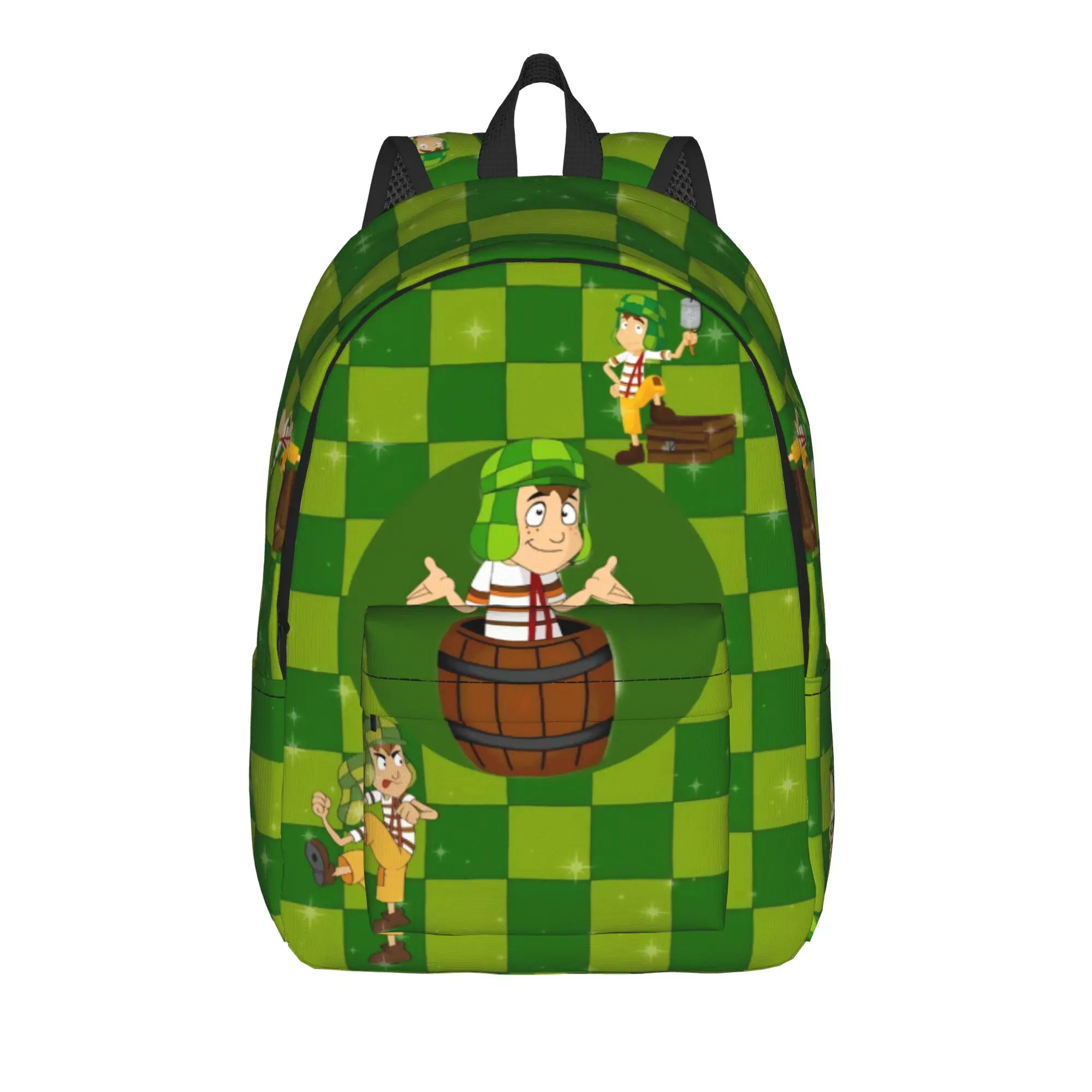 El Chavo del Ocho Funny Cartoon Backpack for Men Women Casual High School Business Daypack Meme College Shoulder Bag Outdoor