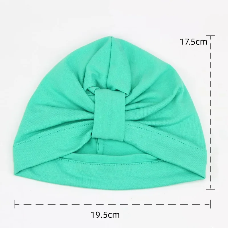 طفل قبعة الخريف الشتاء طفل يندبروف القطن مرونة لينة الشاش قبعة عمامة معقود البوهيمي نمط قبعة هندية للفتيات الفتيان #4