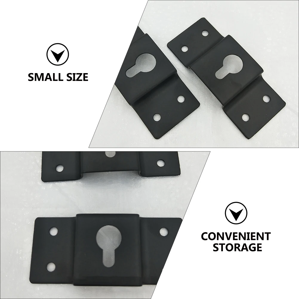 

Speaker Hanger Plate Thick Iron Rear Hook for Wall Mount Audio Surround Speaker Accessories Strong Durable Hanging Rack
