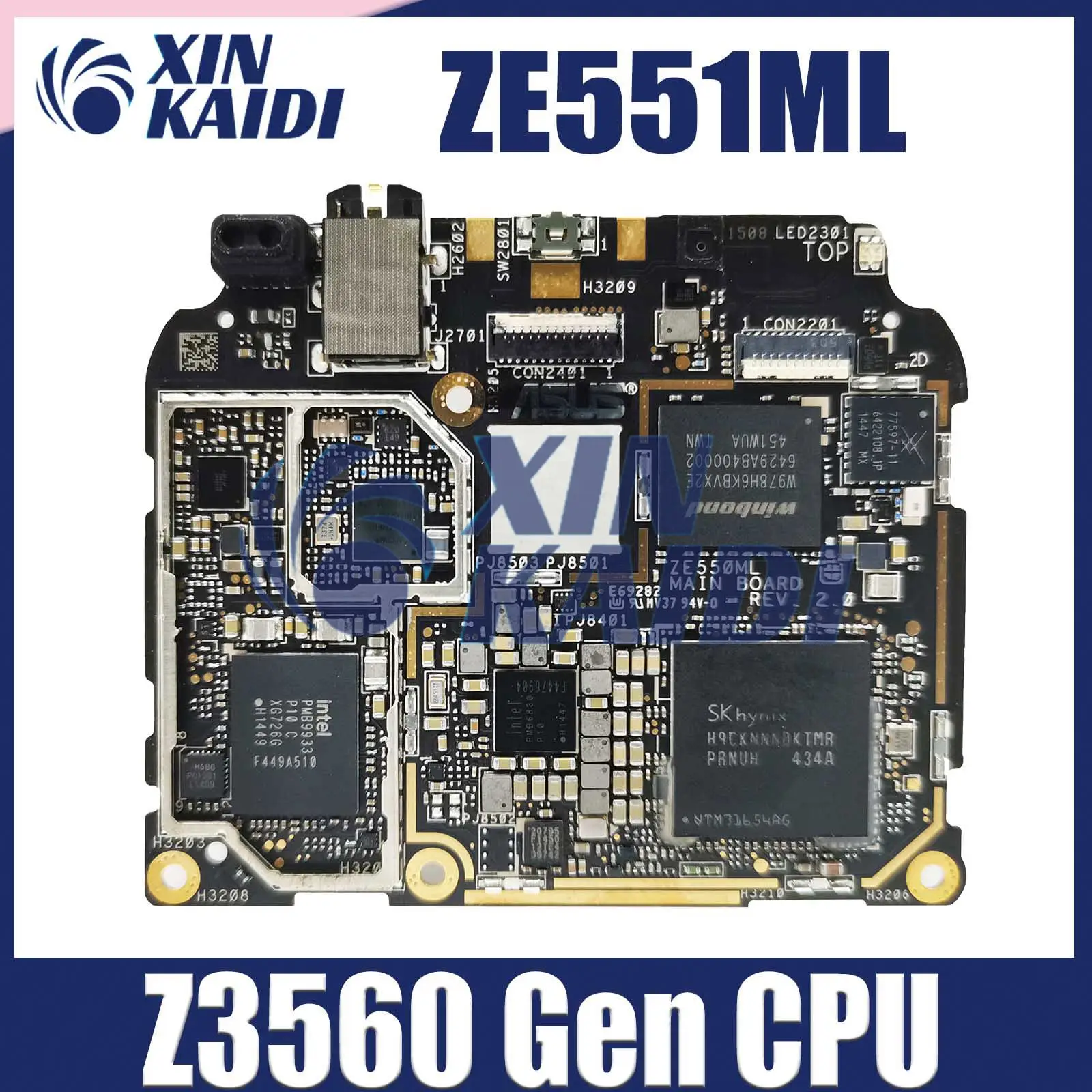 

Computer Motherboard for ASUS ZE551ML Mainboard 2G RAM Z3560 CPU Logic Board Circuits Accessory Bundles