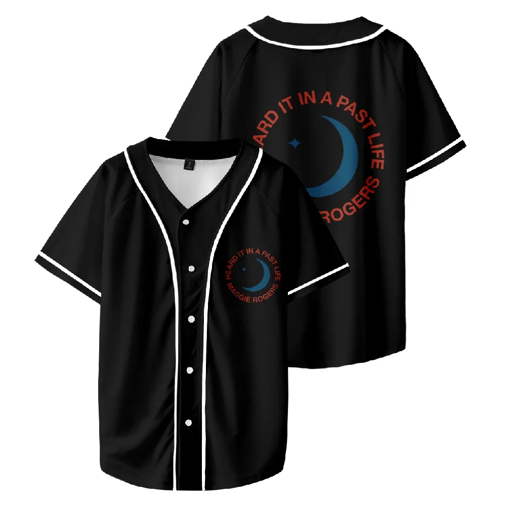 

Maggie Rogers Heard It In A Past Life 5 Year Anniversary Baseball Jersey Unisex Short Sleeve Tee Casual Streetwear Clothes