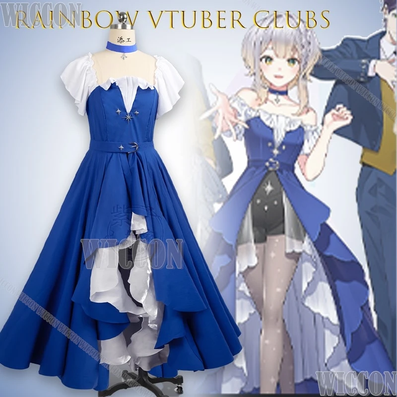 

Lux iemRainbow Vtuber Clubs Nij Anime Hoshimachi Suisei Ruri Tachibana TSBK Ruri Outfit Anime Clothes Women Party Suit Comic Con