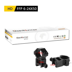 WESTHUNTER HD 6-24X50 FFP المدى الجانبي Parallex قفل العجلات إعادة تعيين البصر البصري أعلى 4 مبيعات 6 24x50 نطاق بندقية - رقم 3
