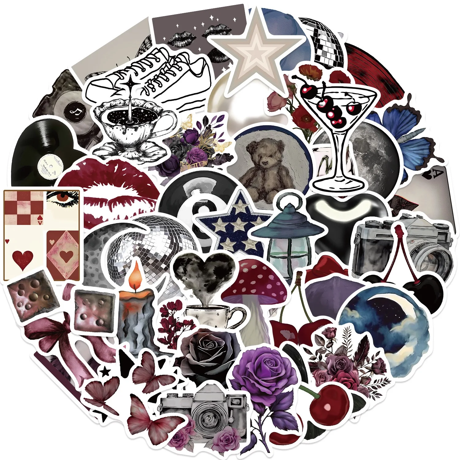 

10/50PCS Cool Downtown Y2K Girls Stickers Aesthetic Trendy Decals Decoration DIY Skateboard Laptop Phone Bike Graffiti Kids Toys