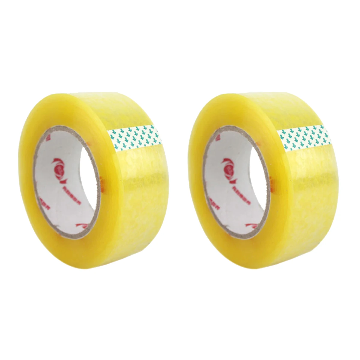 

2 Pcs Transparent Tape Packaging Moving Parcel Adhesive Packing Sealing Shipping