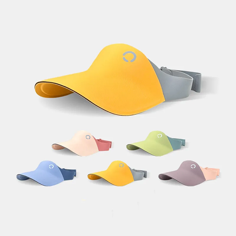 

Golf Cap Empty Top Caps For Women Breathable Sunhat Foldable Women's Beach Visor Woman Uv Blocking Hat Two Size Hats